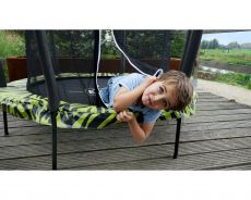 Батут із сіткою Exit Tiggy ø140cm black/green